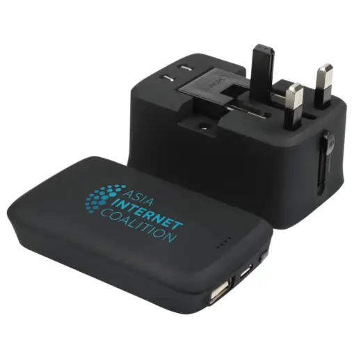 DERRY @memorii Travel Adapter With Powerbank